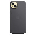 Apple iPhone 15 Plus FineWoven Case with MagSafe Black Apple