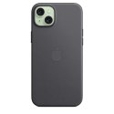 Apple iPhone 15 Plus FineWoven Case with MagSafe Black Apple