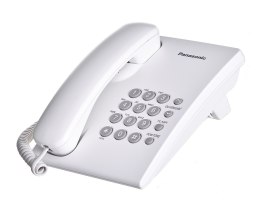 Telefon przewodowy Panasonic KX-TS 500PDW Biały Panasonic