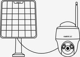 Kamera IP Reolink ARGUS PT 5MP TYP-C czarna Bateryjna Reolink