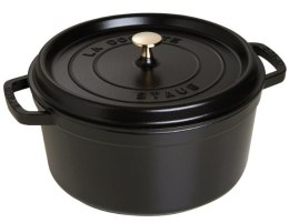 Garnek żeliwny okrągły STAUB 40500-281-0 - czarny 6.7 ltr ZWILLING