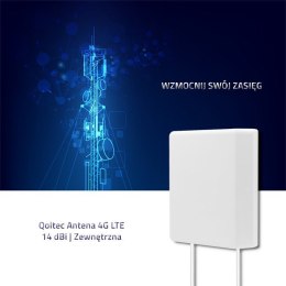 QOLTEC ANTENA 4G LTE | 14DBI | ZEWNĘTRZNA Qoltec