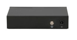 Extralink EUROS V2 | Switch PoE | 4x 100Mb/s PoE/PoE+, 2x RJ45 Uplink 100Mb/s, 60W Extralink