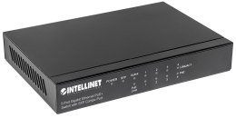 Intellinet 561174 łącza sieciowe Gigabit Ethernet (10/100/1000) Obsługa PoE Czarny Intellinet