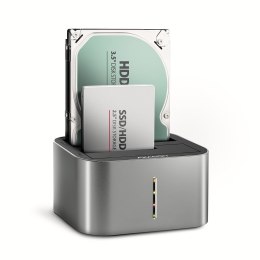 Stacja dokująca AXAGON ADSA-DC USB3.2 Gen1 - 2x SATA 6G CLONE DUAL HDD ASMedia AXAGON