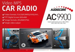 Radioodtwarzacz samochodowe AUDIOCORE AC9900 (USB, USB + AUX, USB + AUX + karty SD) AUDIOCORE