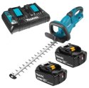 Makita DUH551PT2 akumulatorowe nożyce do żywopłotu 55 cm 2x 18 V Litowo-jonowa (Li-Ion) Czarny, Zielony MAKITA