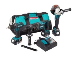 MAKITA.ZES.COMBO 18V DLX3078TX1 DDF482+DGA504+DHR241 3x5,0 TORBA MAKITA