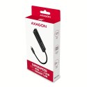 Axagon HMC-GL3A USB-C-Hub 3x USB-A Gbit-LAN schwarz USB 3.2 Gen 1 (3.1 Gen 1) Type-C 5000 Mbit/s Czarny AXAGON