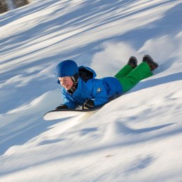 Hamax Mini Surfer Sanki Czarny, Pomarańczowy Polietylen Hamax