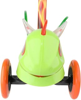 HULAJNOGA TRÓJKOŁOWA DLA DZIECI GLOBIX 3D DRAGON SCOOTER ACTSCOT-471CV BALANSOWA GLOBIX