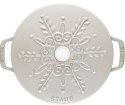 Garnek żeliwny okrągły snowflake STAUB 40506-548-0 - biały 3.6 ltr ZWILLING