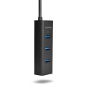 Axagon HUE-S2BP huby i koncentratory USB 3.2 Gen 1 (3.1 Gen 1) Type-A 5000 Mbit/s Czarny AXAGON