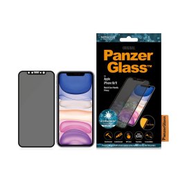 PANZERGLASS SZKŁO HARTOWANE Apple iPhone 11 | XR | Edge-to-Edge CZARNE DO ETUI PanzerGlass