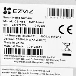 Kamera IP EZVIZ H8c (4MP) Ezviz