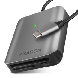 AXAGON CRE-S3C Zewnętrzny czytnik kart USB-C 3.2 Gen 1, 3-gniazdowy, SD/microSD/CF, UHS-II AXAGON