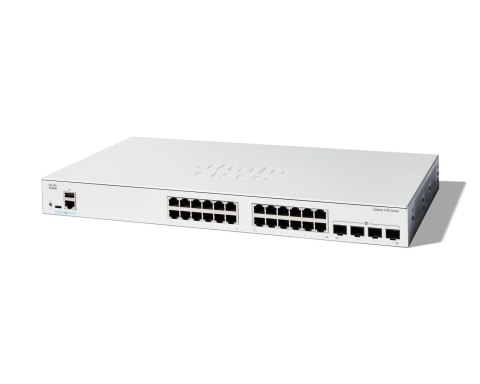 Cisco C1200-24T-4G łącza sieciowe Zarządzany L2/L3 Gigabit Ethernet (10/100/1000) Biały Cisco