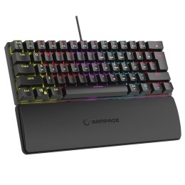 RAMPAGE KLAWIATURA MECHANICZNA PLOWER K60 BLUE RGB RAMPAGE