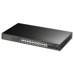 Cudy GS2024S2 łącza sieciowe Zarządzany L2/L3 Gigabit Ethernet (10/100/1000) 1U Czarny CUDY