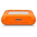 LaCie Rugged Mini zewnętrzny dysk twarde 2 TB 5400 RPM Micro-USB B 3.2 Gen 1 (3.1 Gen 1) Pomarańczowy, Srebrny LACO