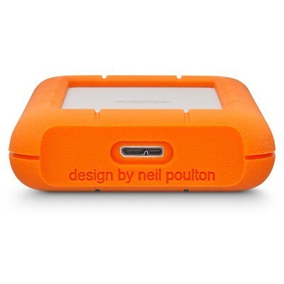 LaCie Rugged Mini zewnętrzny dysk twarde 2 TB 5400 RPM Micro-USB B 3.2 Gen 1 (3.1 Gen 1) Pomarańczowy, Srebrny LACO