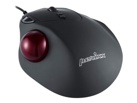 Mysz przewodowa Perixx PERIMICE 517 laserowa trackball 34mm czarna Peiying