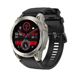 Smartwatch sportowy Manta Activ X GPS srebrny + pomarańczowy pasek Manta Multimedia Sp. z o.o.