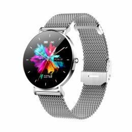 Smartwatch zegarek damski męski Manta Alexa srebrny + czarny pasek Manta Multimedia Sp. z o.o.