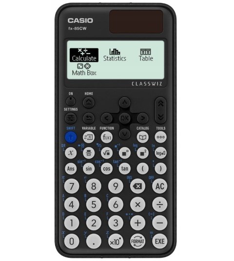 CASIO KALKULATOR FX-85CW BOX TECHNICZNO NAUKOWY. Kalkulator zalecany dla uczniów szkół średnich i studentów, do pracy w biurze.  Casio