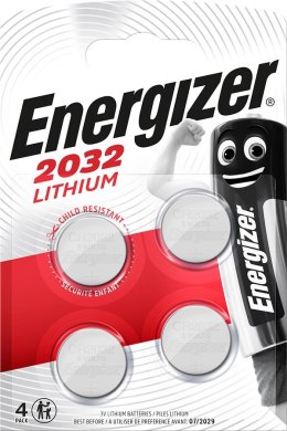 ENERGIZER BATERIE SPECJALISTYCZNA CR2032, 4 SZTUKI 3V ENERGIZER