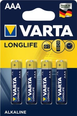 Zestaw baterii alkaliczne VARTA Longlife LR03 (AAA) (x 4) VARTA