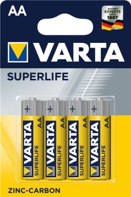 Zestaw baterii cynkowo-węglowe VARTA Superlife R6 AA (Zn-C; x 4) VARTA