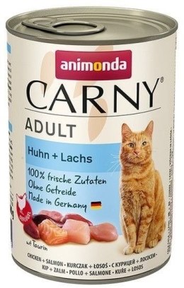 ANIMONDA Cat Carny Adult Kurczak z łososiem - mokra karma dla kota - 400 g Animonda