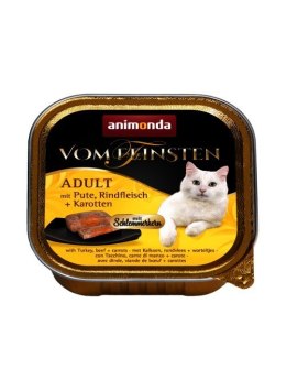 ANIMONDA Vom Feinsten Classic Cat indyk, wołowina i marchewka - mokra karma dla kota - 100 g Animonda