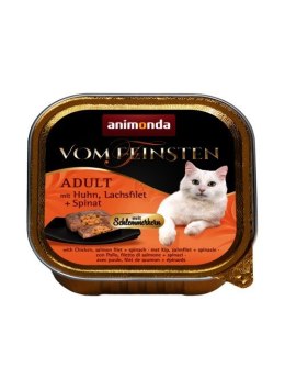 ANIMONDA Vom Feinsten Classic Cat smak: kurczak, łosoś + szpinak 100g Animonda