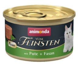 ANIMONDA Vom Feinsten Mus Indyk i bażant 85g Animonda