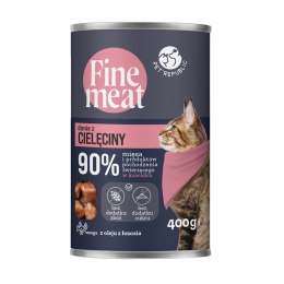 FINE MEAT Danie z cielęciny dla kota 400 g PetRepublic