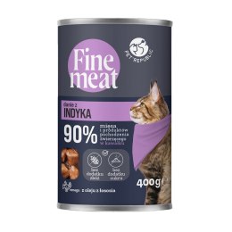 FINE MEAT Danie z indyka dla kota 400 g PetRepublic