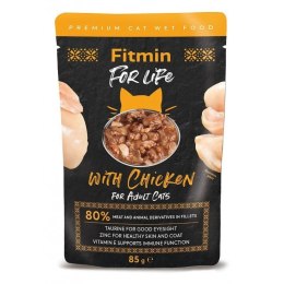 FITMIN For Life Cat Pouch Adult Chicken 85g FITMIN