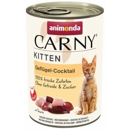 ANIMONDA Cat Carny Kitten Koktajl z drobiem - mokra karma dla kota - 400 g Animonda