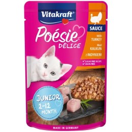 VITAKRAFT POESIE DELICE JUNIOR indyk dla kota 85g Vitakraft