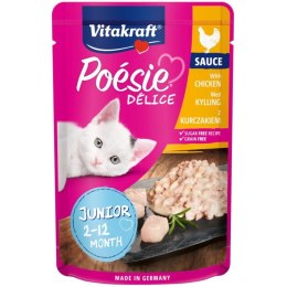 VITAKRAFT POESIE DELICE JUNIOR kurczak dla kota 85g Vitakraft