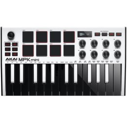 AKAI MPK MINI 3 WHITE - Mini klawiatura sterująca AKAI