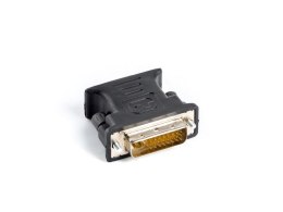 Adapter Lanberg AD-0012-BK (DVI-I (Dual link) M - D-Sub (VGA) F; kolor czarny) Lanberg