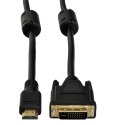 Kabel Akyga AK-AV AK-AV-11 (DVI-D M - HDMI M; 1,8m; kolor czarny) Akyga