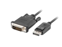 Kabel Lanberg CA-DPDV-10CU-0010-BK (DisplayPort M - DVI-D M; 1m; kolor czarny) Lanberg