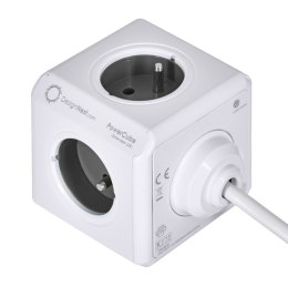 Przedłużacz allocacoc PowerCube Extended USB 2402GY/FREUPC (1,5m; kolor szary) Allocacoc