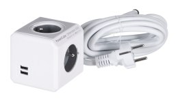 Przedłużacz allocacoc PowerCube Extended USB 2404/FREUPC (3m; kolor szary) Allocacoc