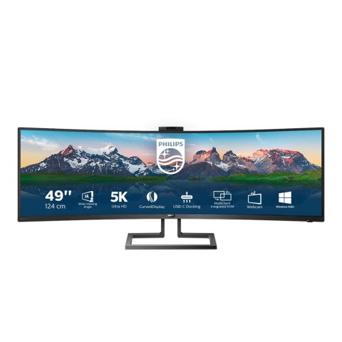 Monitor Philips 499P9H/00 (48,8"; VA; 5120x1440; DisplayPort, HDMI x2; kolor czarny) Philips