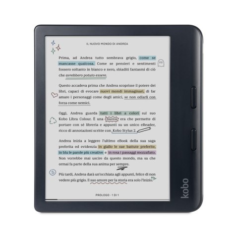 Ebook Kobo Libra Colour 7" E-Ink Kaleido 3 32GB WI-FI Black KOBO